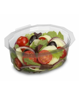 Barquette plastique transparente à couvercle Multipack 500 ml - par 420