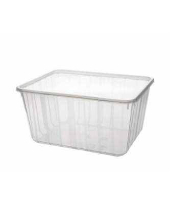 Barquette plastique transparente avec couvercle 1150 ml - par 100