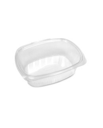 Barquette plastique transparente avec couvercle attenant Standipack 1500 ml - par 200