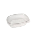 Barquette plastique transparente avec couvercle attenant Standipack 375 ml - par 500