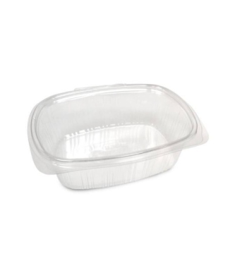 Barquette plastique transparente avec couvercle attenant Standipack 750 ml - par 400