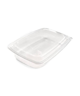 Barquette plastique transparente avec couvercle Ondipack 700 ml - par 50