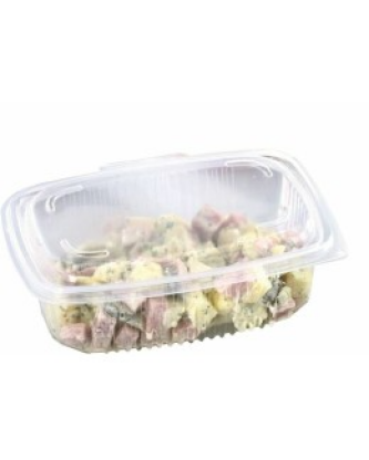 Barquette plastique transparente avec couvercle Ondipack 760 ml - par 300