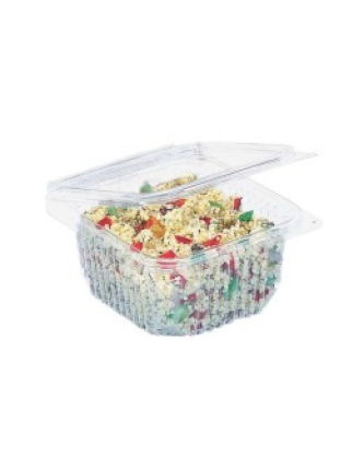 Barquette plastique transparente avec couvercle Optipack 1500 ml - par 240