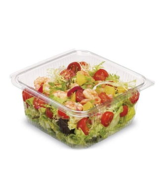 Barquette plastique transparente avec couvercle Optipack 2000 ml - par 240