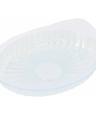 Barquette plastique transparente pour steak haché - par 250