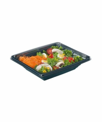 Boite à salade crudipack 370 ml avec couvercle - par 80