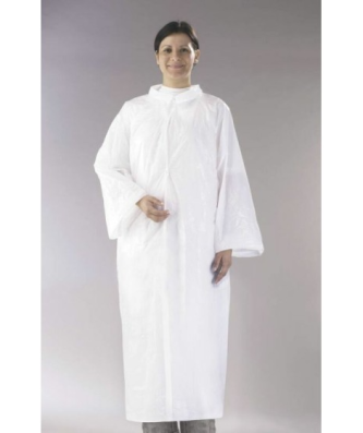 Blouse jetable blanche - par 100