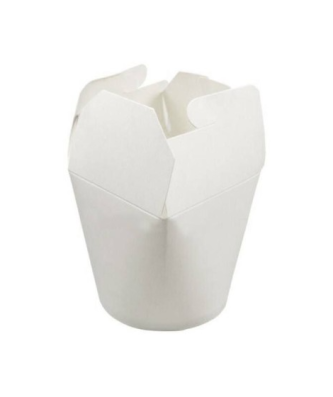 Boîte à pâtes carton blanche 780 ml - par 50