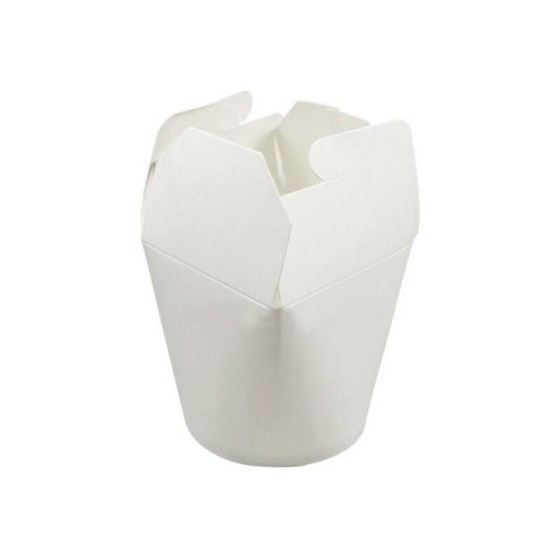 Boîte à pâtes carton blanche 780 ml - par 50