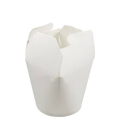 Boîte à pâtes carton blanche 780 ml - par 50