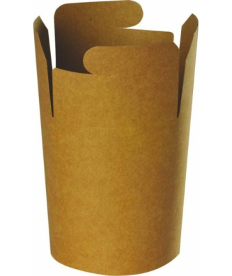 Boîte à pâtes kraft brun 480 ml - par 50