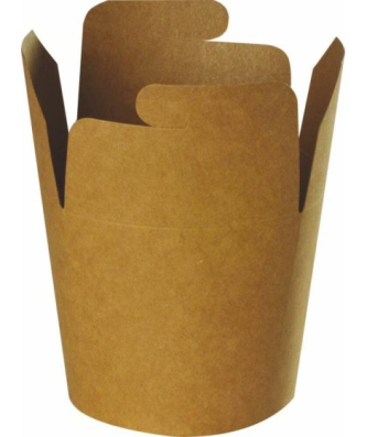 Boîte à pâtes kraft brun 780 ml - par 50