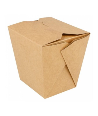 Boîte alimentaire kraft brun 780 ml - par 40