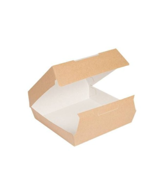 Boîte lunch box kraft brun 24 x 9 x 23,5 cm - par 50