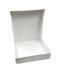 Boîte pâtissière carton blanche 32 x 32 x 8 cm - par 50
