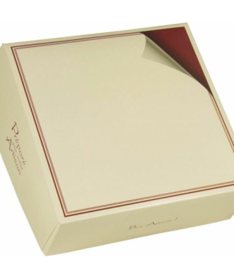 Boîte pâtissière carton "Votre Artisan" 22 x 22 x 8 cm - par 50