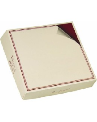 Boîte pâtissière carton "Votre Artisan" 23 x 23 x 5 cm - par 50