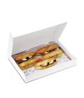 Boîte pâtissière traiteur carton blanche 43 x 29 x 6 cm - par 25