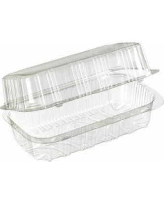 Boîte plastique transparente avec couvercle Patipack 19,1 x 11,5 x 8 cm - par 400
