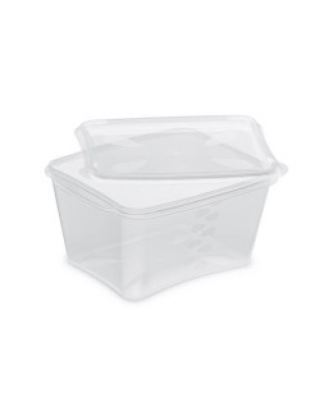 Boite Prestipack transparente 900 ml avec couvercle - par 30