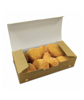 Boîte refermable kraft brun ingraissable 20 x 10 x 5 cm - par 375