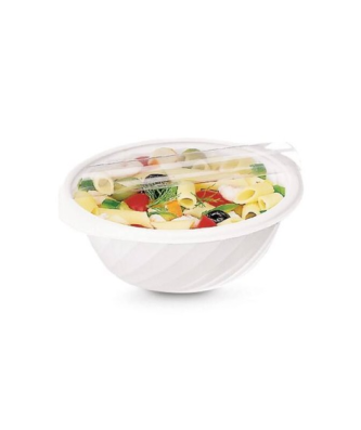 Bol plastique scellable blanc 400 ml - par 100