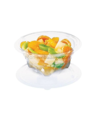 Bol salade cristal à couvercle déchirable 250 ml - par 60