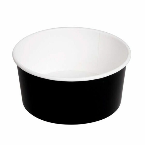 Bol salade rond kraft noir 750 ml - par 50