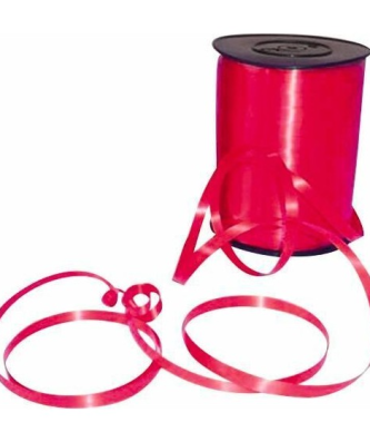 Bolduc brillant rouge 5 mm x 500 m - à l'unité