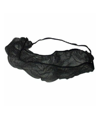 Cache barbe jetable noir - par 100