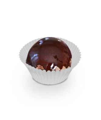 Caissette plissée ronde blanche 4,8 x 2,9 cm (n°10) - par 1000