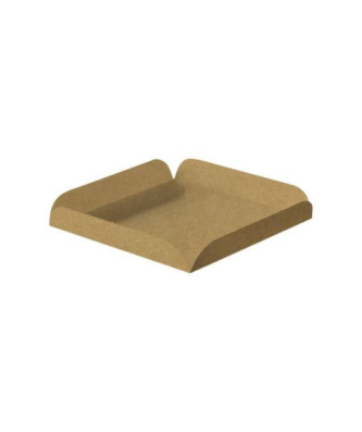 Carré rainé kraft brun 23 x 23 cm - par 250