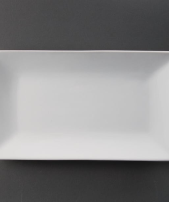 Plat rectangulaire de service 380 x 200mm Olympia