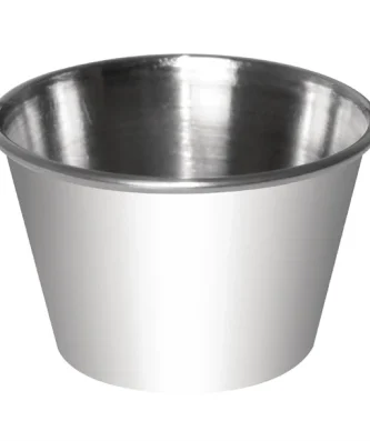 Pots à sauce inox Olympia 230ml (Lot de 12)