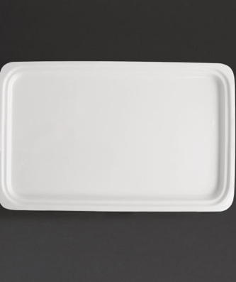 Plat blanc GN 1/1 Olympia Whiteware 30mm
