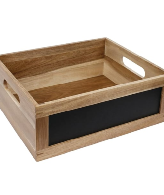 Caisse de présentation avec ardoise Olympia GN1/2