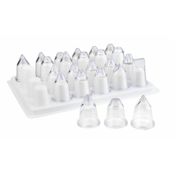 Coffret douilles plastique transparentes - par 24