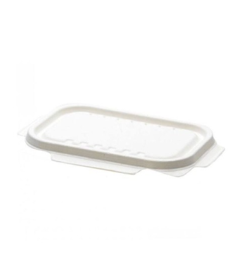 Couvercle bagasse pour barquettes bagasse 850 ml et 1000 ml - par 125