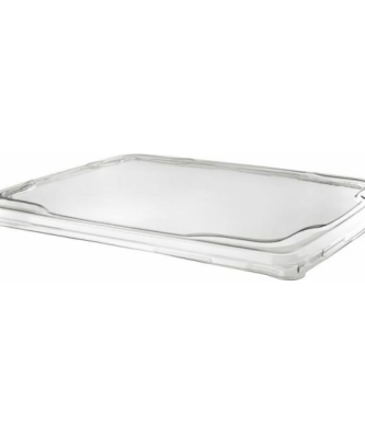 Couvercle plastique transparent pour barquette aluminium 1400 ml - par 100