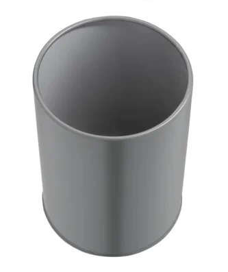 Récipient à couverts galvanisé gris Olympia