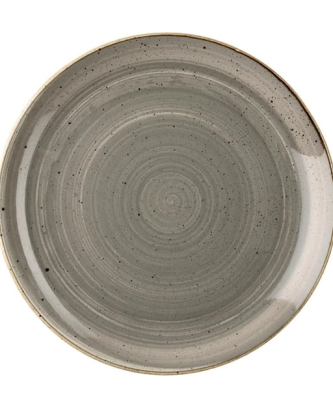 Assiettes rondes Churchill Stonecast Peppercorn Grey 260mm (Lot de 12)