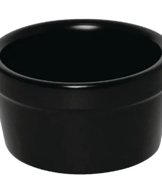 Ramequins noirs 77mm Olympia (Lot de 6)