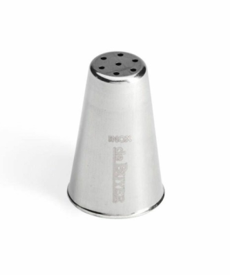 Douille à nid 7 trous (vermicelle) en inox - à l'unité