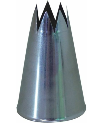 Douille cannelée 8 dents Ø 1,1 cm (D8) en inox - à l'unité