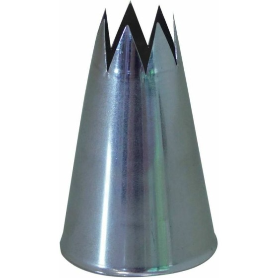 Douille cannelée 8 dents Ø 1,3 cm (E8) en inox - à l'unité