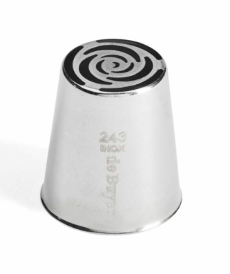 Douille russe à fleur (n°243) en inox - à l'unité