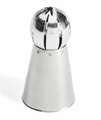 Douille russe sphère fine en inox - à l'unité