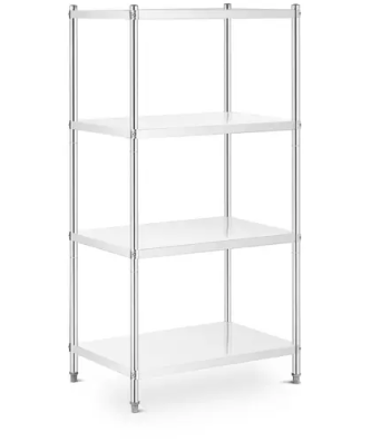Étagère métallique - 90 x 60 x 180 cm - Royal Catering - 200 kg - Acier inoxydable