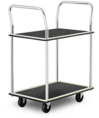 Chariot de manutention - 120 kg max. - 2 plateaux